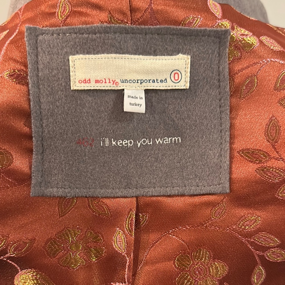 Embroidered Boho-Chic Wool Blend Jacket - Unique!! - image 6